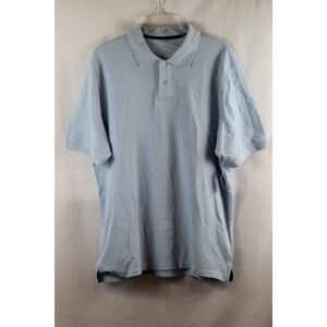 Amazon Essentials Blue Men's Polo Shirt Short Sleeve Large 016